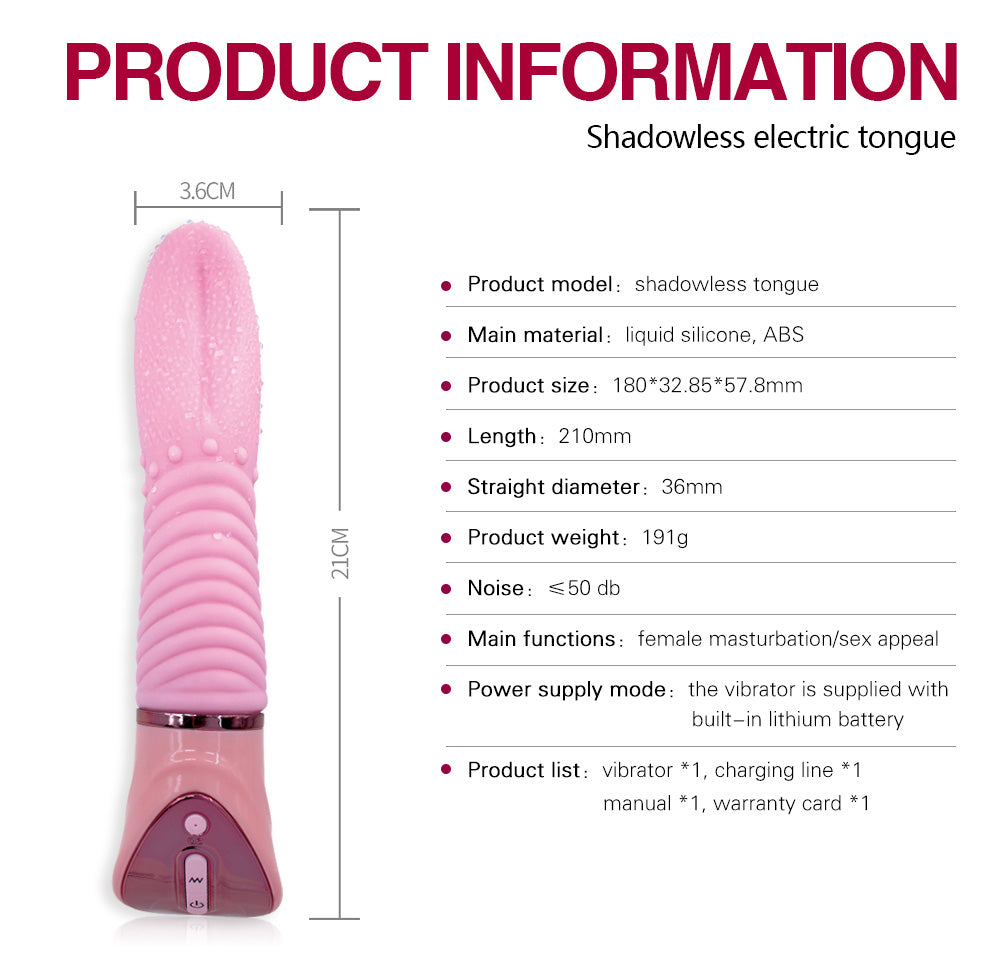 Shadowless Tongue,anal vibrator,small ass sextoys,female anal toys,female anal toys